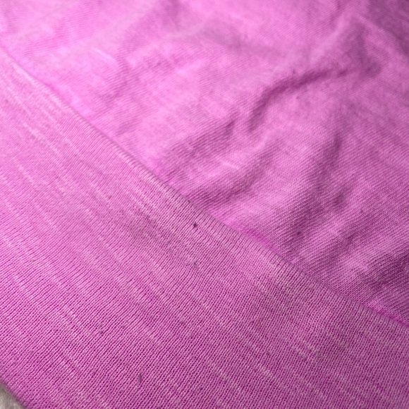 PINK | Women’s Pink Medium V-Neck Soft Long Sleeve Shirt - Picture 8 of 9